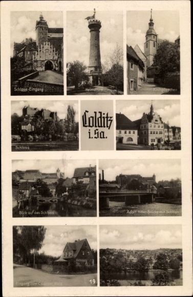 Ansichtskarte Postkarte Colditz In Sachsen Schloss Akpool Ch